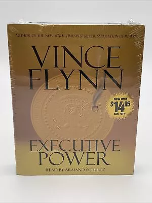 Executive Power Audiobook By Vince Flynn Audio CD Abridged New Sealed • $7.46