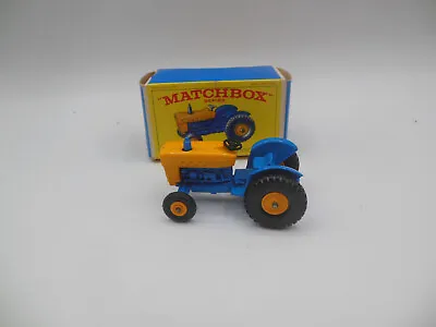 Matchbox Regular Wheels No. 39 C Ford Tractor In Yellow And Dark Blue • £64.50