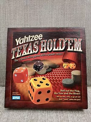 Parker Brothers YAHTZEE Texas Hold'Em Edition Classic Dice Game W/Poker Twist  • $6