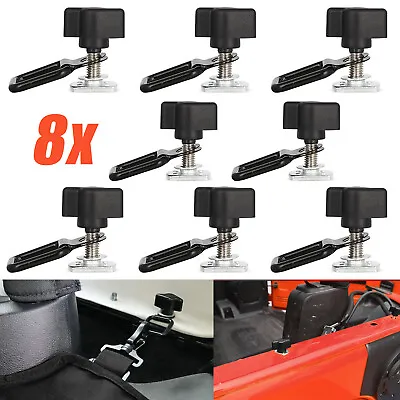 Thumb Screw Hard Top Fastener Nut Knob Steel For Jeep Wrangler YJ JK JKU JL JLU • $12.49