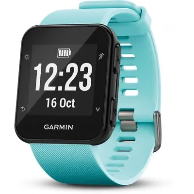 Garmin Forerunner 35 Frost Blue GPS Running Watch With Heart Rate 010-01689-02 • $169.99