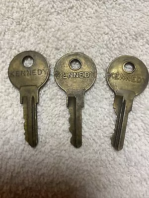 Kennedy Machinist Tool Box KEYS ONLY. Vintage. Factory Original. USA 3 Pc Lot • $7.99