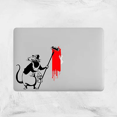 £5.39 • Buy Banksy Paint Rat Decal For Macbook Pro Sticker Vinyl Laptop Mac Pro Notebook 13