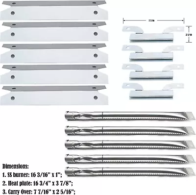 Kit De Reemplazo Parrilla Quemador Placas Calor Tubos Para Brinkmann 810-1575-W • $46.86