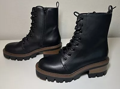 Womens MIA Black Combat Boots Size 6 • $19