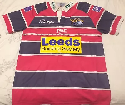 £15 • Buy Leeds Rhinos Medium Adult Shirt 42 Inch Chest Rugby League Jersey.