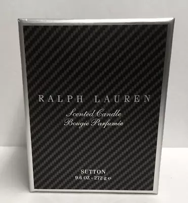 RALPH LAUREN Sutton 9.6 OZ- 272 G  Single Wick Scented Candle  NIB • £76.14