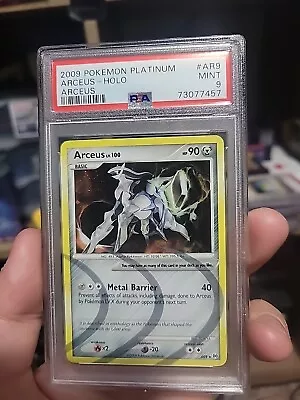 PSA 9 MINT Arceus AR9 Holo Platinum Arceus Pokémon Card • $59.99