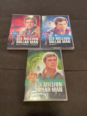 The Six Million Dollar Man: Complete Seasons 1 2 3 DVD SET. • $32.99