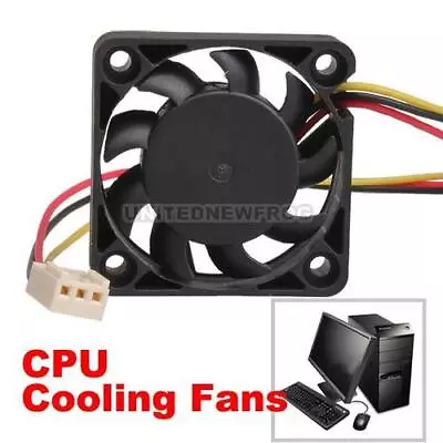 2 / 3 Pin DC 12V 40mm Brushless Silent Heat Sink Computer CPU PC Cooling Fan UK • £3.19