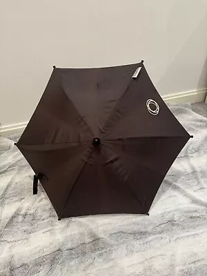 Bugaboo Travel System Parasol Umbrella Sunshade Chocolate Brown  • £9.90