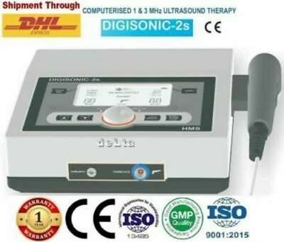 £399 • Buy 1Mhz & 3Mhz Pain Relief Therapy 2S Physiotherapy Ultrasound Therapy Machine Unit