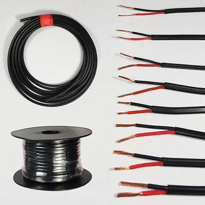Automotive 12v 24v Twin Core 2 Thinwall Red/black Auto Cable Wire Wiring Loom • £1.89