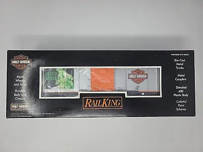 BRAND NEW M.T.H. Rail King O Gauge Harley Davidson Collectable Box Car 30-74158 • $45