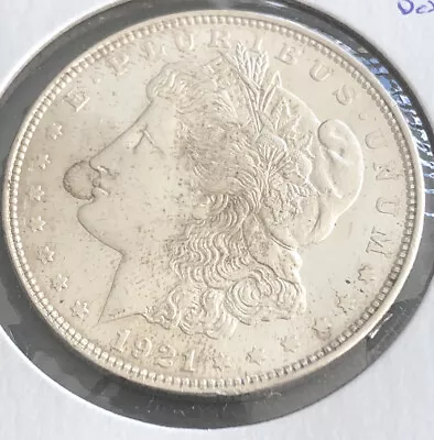 1921 Silver Morgan Dollar E Pluribus Unum Uncertified 1921 Silver Morgan Dollar • $234.75