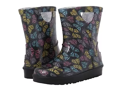 UGG Rahjee Butterfly Rain Boots Toddler 10 Youth • $59.99