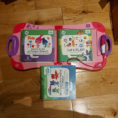 Pink Leapfrog Leapstart Educational Learning Console With 3 Books  • £39.99