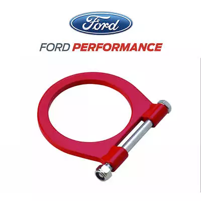 Ford Fiesta & Mustang FR500S OEM M-17954-A Front Tow Hook Loop Kit Red NOS • $89.95