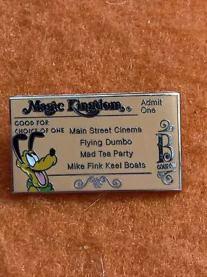 34266     WDW - Hidden Mickey Collection - Magic Kingdom Ticket B/Pluto • $10