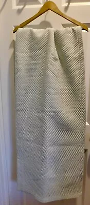 Restoration Hardware Diamond Matelasse Seafoam Green Shower Curtain 72X72 EUC! • $29