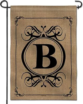 Anley Classic Monogram Letter B Garden Flag - Family Last Name Initial Yard Flag • $7.95