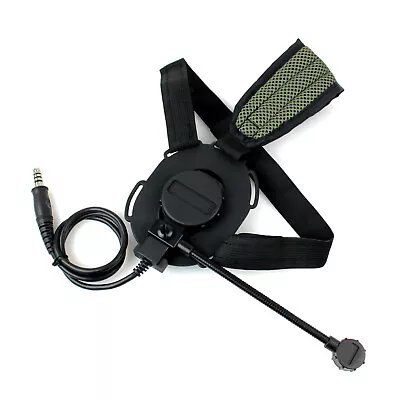 46-60dB Airsoft Mic Boom Z Tactical Radio Earpiece Headset For Bowman Elite II N • £23.98