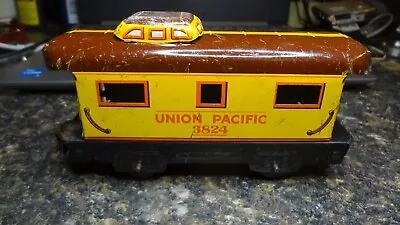 Vintage Marx Tin Trains Union Pacific # 3824 Caboose Very Good • $9.99