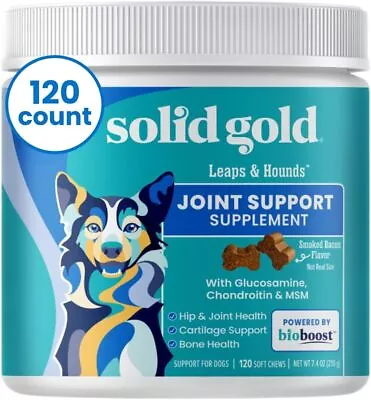 Solid Gold Glucosamine For Dogs Hip And Joint Supplement - Glucosamine Chondroit • $57.33