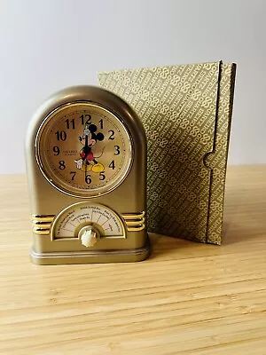 Vintage Mickey Mouse Seiko Quartz Musical Alarm Clock By Walt Disney 7 Song Read • $49.99