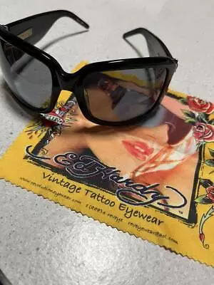 Tattoo Irezumi Art Sunglasses 5.6x4.8inch Black By Ed Hardy #139 • $120