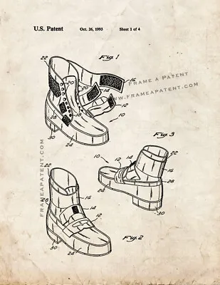 £41.54 • Buy Michael Jackson's Anti-gravity Shoes Patent Print Old Look