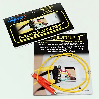 Supco MAG1RD 30 Vac Magnetic Test Leads Jumper Wire Magjumper Red • $15.36