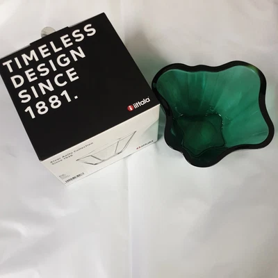 $35 • Buy Iittala, Alvar Aalto Collection Emerald Green Bowl BNIB