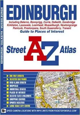 Edinburgh Street Atlas (A-Z Street Maps & Atlases) • £3.50