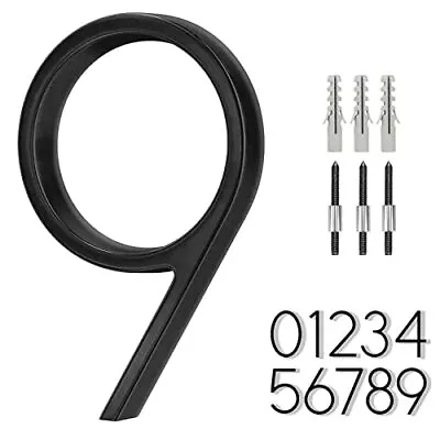 6 Inch Stainless Steel Floating House Number Metal Modern House Numbers For O... • $18.65
