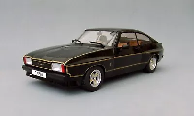 Mcg Black Ford Capri Mkii X- Pack 18348 1:18 Scale Bnib..lhd..stunning Model.(1) • £81.99