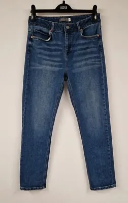 £21.90 • Buy Mint Velvet Jeans Size 12R Slim Skinny Mid Blue Stretch Pockets Cotton Elastene