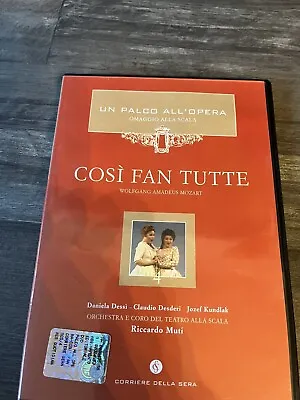 Un Palco All'opera 4 - Cosi Fan Tutte - W.A. Mozart EDITORIALE DVD • £5.99