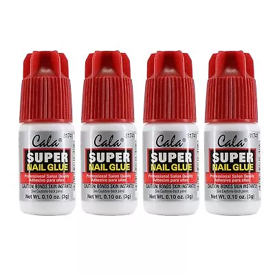 4PK CALA Super Nail GlueNail ArtClear AdhesiveFor Fake NailNail Decoration  • $8.99