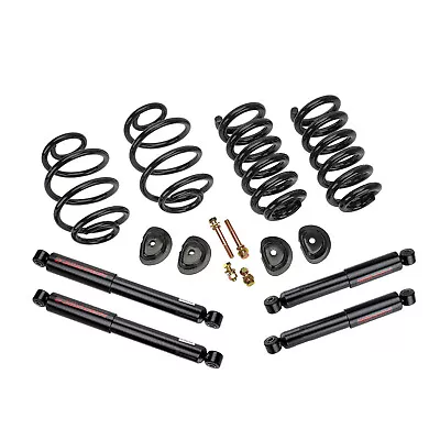 1963-72 C10 2 Inch Front 4 Inch Rear Drop Lowering Kit With Shocks • $411.99