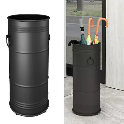 AU Umbrella Stand Vintage Style Metal Walking Stick Holder Rack 22x51cm Black • $39.99