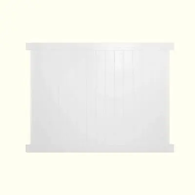 Weatherables Privacy Fence Panel Kit 6' H X 8' W Vinyl Pembroke White • $130.91