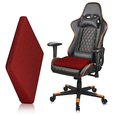 Wedge Cushion Pillow Cushion Memory Foam Car Seat Chair Lumbar Support Office UK • £13.95