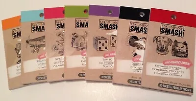 Smash Book List Pad Family Occasions Top 10 Favorite Person • $7.89