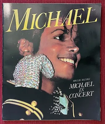 Michael Jackson Special Section Michael In Concert 1984 13 X11  Book Booklet • $15