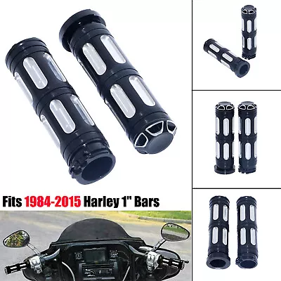 $27.98 • Buy 1'' 25mm Handlebar Hand Grips For Harley Touring V-Rod Muscle VRSCF VRSCAW VRSCX