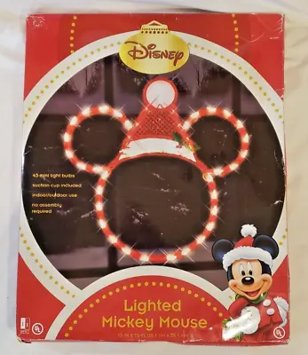 Christmas Mickey Mouse Disney Light Up Window Decor 2009 Impact Decoration 15  • $45.50