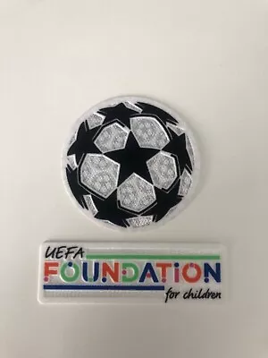 Kids Uefa Champions League Football Shirt Patch Badge Set. 1ST CLASS DELIVERY! • £5.49