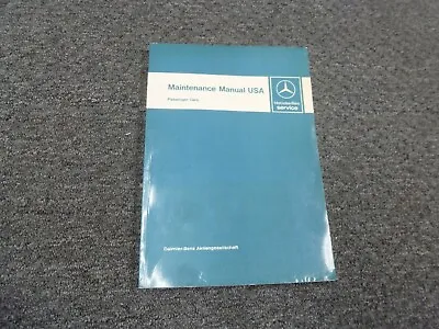1986 Mercedes Benz 560SL Roadster Convertible Shop Service Maintenance Manual • $209.52