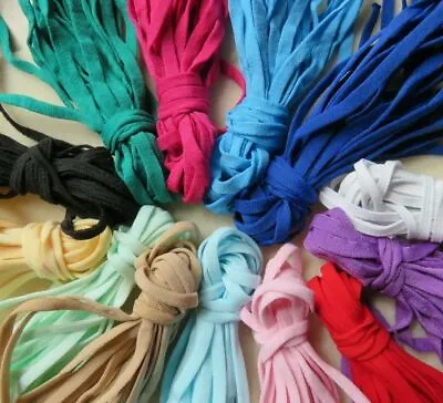 19 Colour 5mm Flat Elastic Cord Soft Stretch Band Sewing For Face Mask DIY  • £3.99